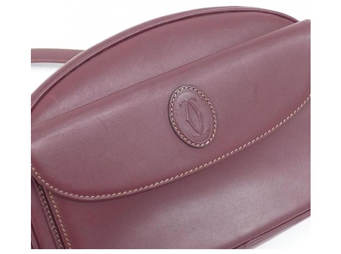Borsa a tracolla Cartier MUST DE CARTIER L1000004 Bordò - vista 4