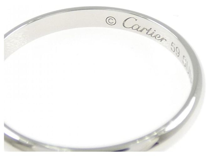 Cartier Ehering aus Platin - Ansicht 3