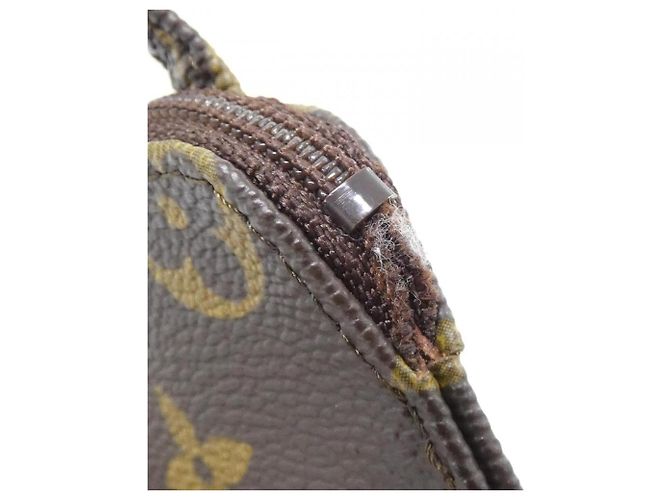 Louis Vuitton Monogram Pochette Secret M45484 Accessory Pouch Marrone - vista 3
