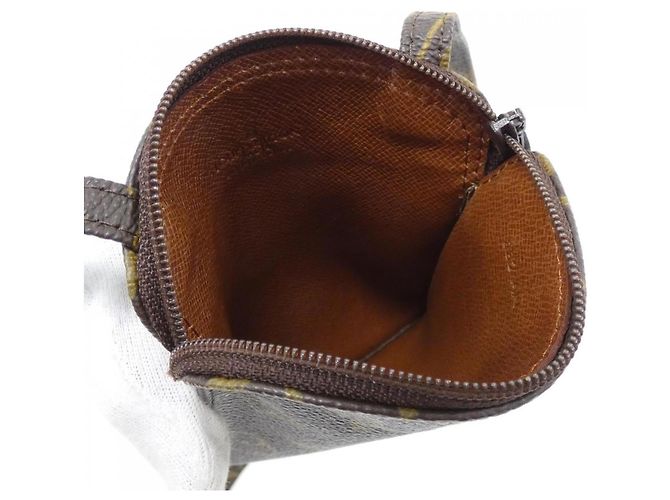 Louis Vuitton Monogram Pochette Secret M45484 Accessory Pouch Marrone - vista 6