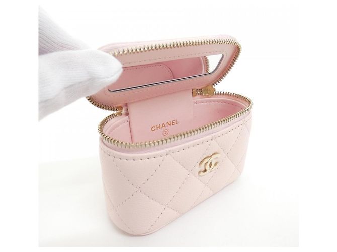 Pouch Chanel Timeless Classic Line Rosa - vista 6