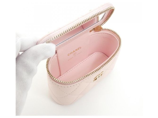 Pouch Chanel Timeless Classic Line Rosa - vista 7