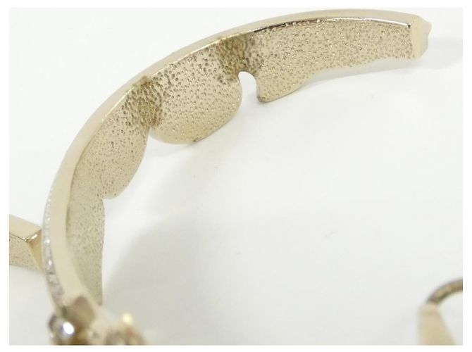 Orecchini a clip Chanel Clear and Gold D'oro - vista 6