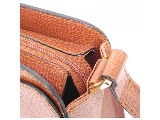 Borsa a tracolla Loewe in pelle marrone - vista 7