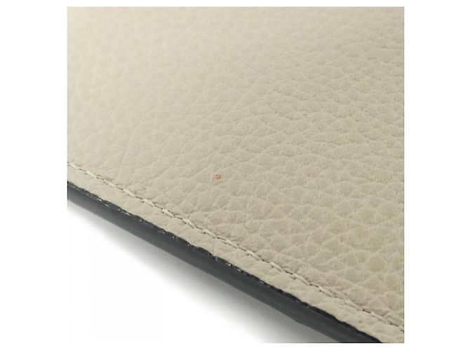 Monedero de piel de ternera Loewe Beige - vista 4