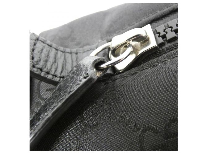 Borsa a tracolla Gucci in nylon nero - vista 5