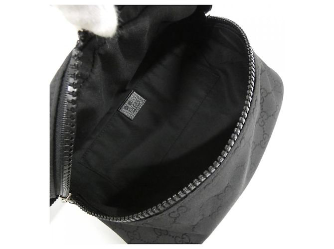 Borsa a tracolla Gucci in nylon nero - vista 7