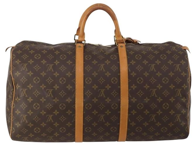 Louis Vuitton Keepall Monogram 55 Marrone - vista 2
