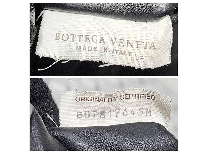 Bottega Veneta Piazza Lederhandtasche Schwarz - Ansicht 2