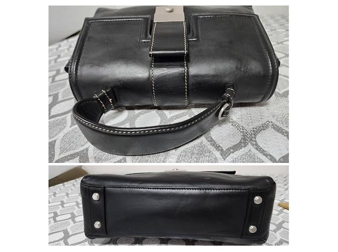 Bottega Veneta Piazza Lederhandtasche Schwarz - Ansicht 6