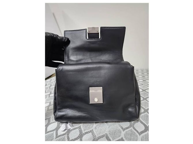 Bottega Veneta Piazza Lederhandtasche Schwarz - Ansicht 8