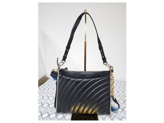 Borsa a tracolla Roy in pelle Chloé Nera Nero - vista 12