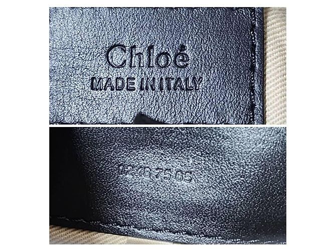 Borsa a tracolla Roy in pelle Chloé Nera Nero - vista 3