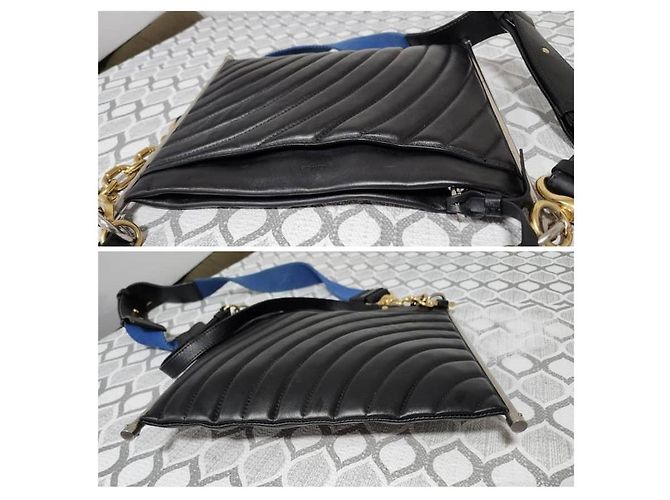 Borsa a tracolla Roy in pelle Chloé Nera Nero - vista 5