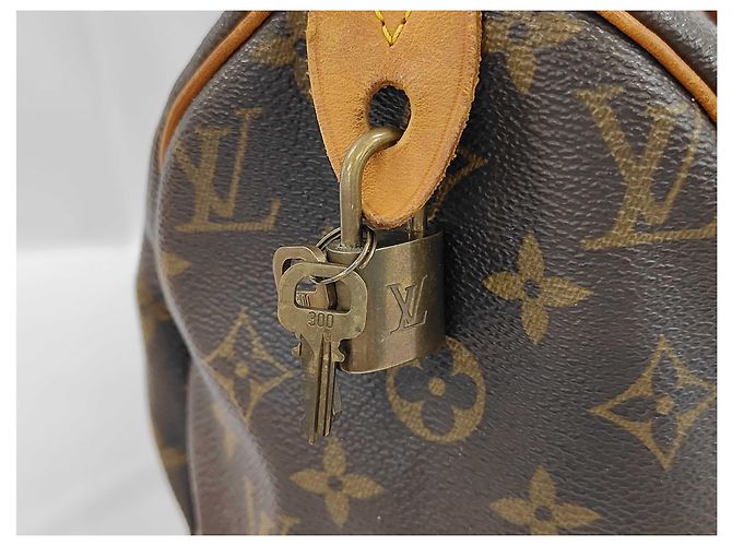 Louis Vuitton Speedy Monogram Canvas 30 Marrone - vista 3