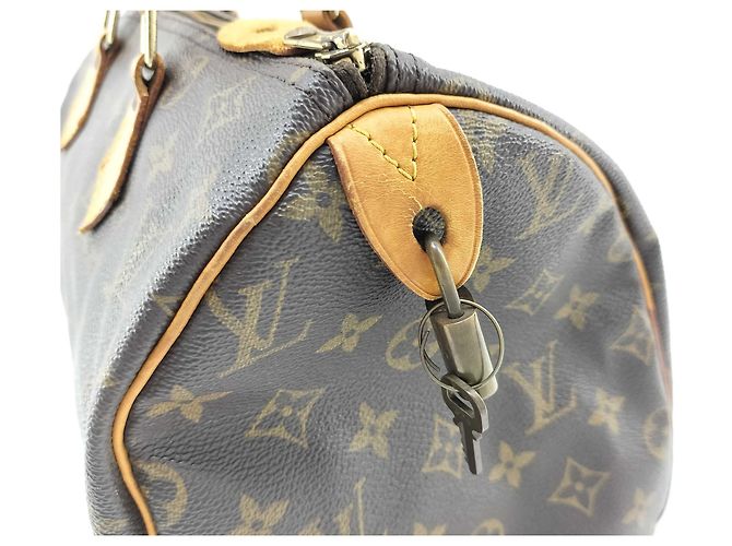 Louis Vuitton Speedy Monogram Canvas 30 Marrone - vista 3