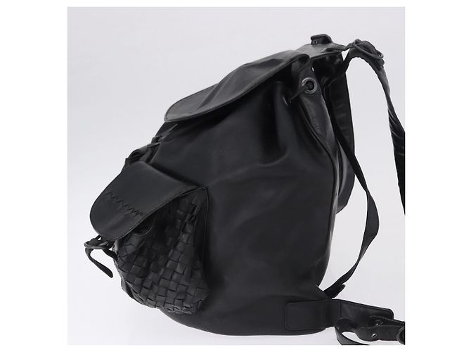 Bottega Veneta Pelle Intrecciato Nero - vista 3