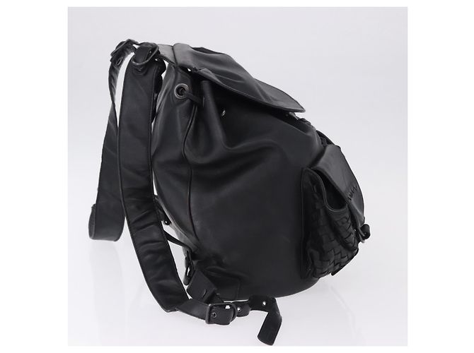 Bottega Veneta Pelle Intrecciato Nero - vista 4
