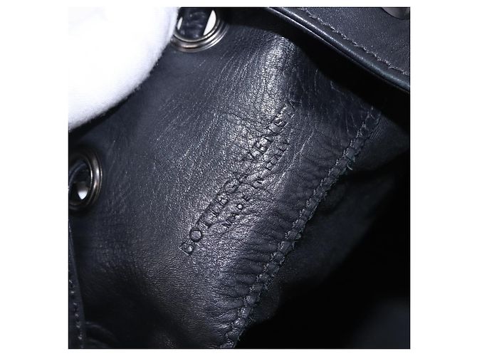 Bottega Veneta Pelle Intrecciato Nero - vista 6