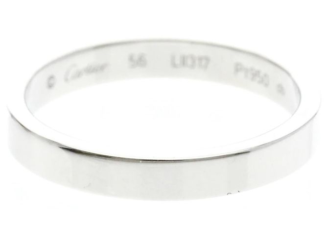 Fede Cartier C de Cartier Platino 3mm Argento - vista 3