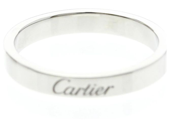 Fede Cartier C de Cartier Platino 3mm Argento - vista 5