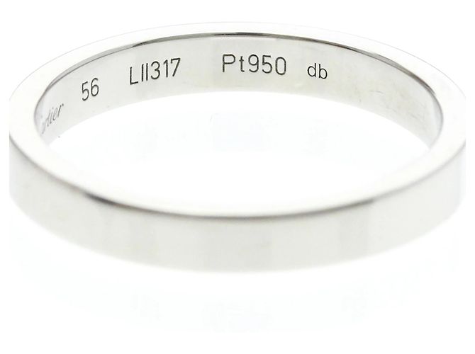 Fede Cartier C de Cartier Platino 3mm Argento - vista 6
