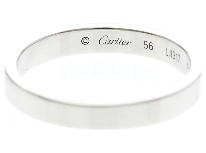 Fede Cartier C de Cartier Platino 3mm Argento - vista 7