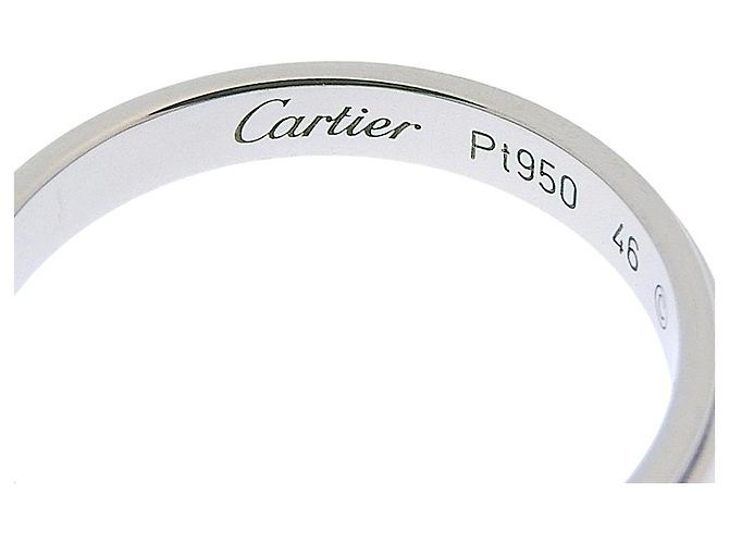 Aliança Cartier D'amour Platina Prata - vista 4