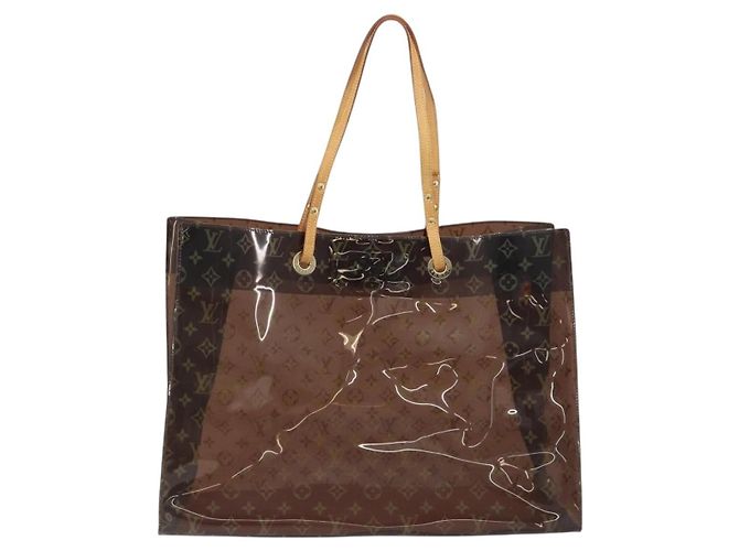 Louis Vuitton Ambre Sac Cabas Monogram Vinyl GM Marrone - vista 2