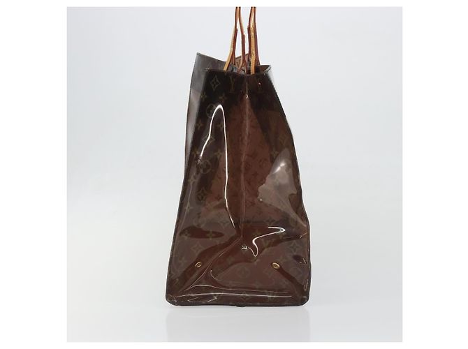 Louis Vuitton Ambre Sac Cabas Monogram Vinyl GM Marrone - vista 4