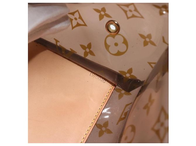 Louis Vuitton Ambre Sac Cabas Monogram Vinyl GM Marrone - vista 7