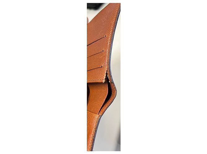 Portacarte bifold Louis Vuitton canvas small Marrone - vista 7
