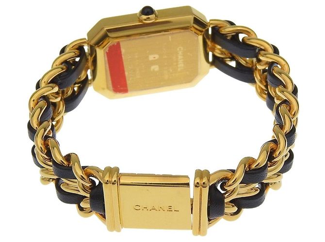 Chanel Premiere Rock Quartz Plattiertes Metall und Leder 20 - Ansicht 2