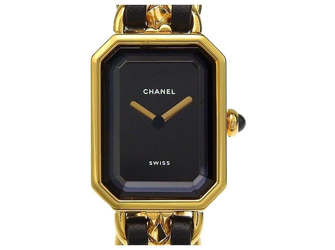 Chanel Premiere Rock Quartz Plattiertes Metall und Leder 20 - Ansicht 4