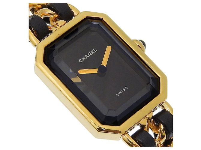 Chanel Premiere Rock Quartz Plattiertes Metall und Leder 20 - Ansicht 6