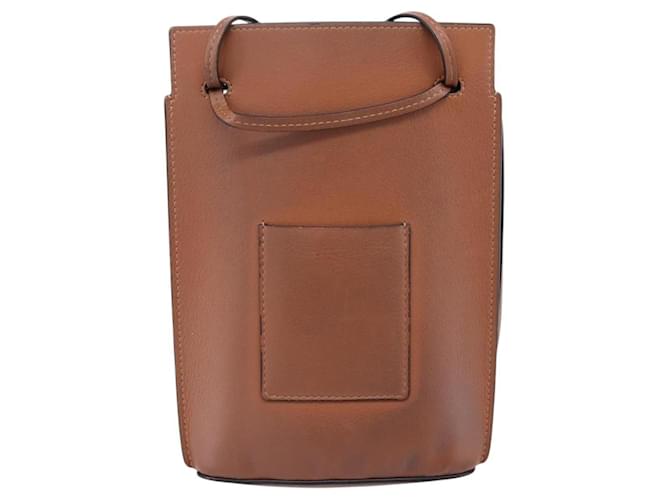 Loewe Dice Pocket Leather Marrone - vista 2