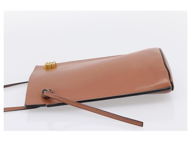 Loewe Dice Pocket Leather Marrone - vista 3