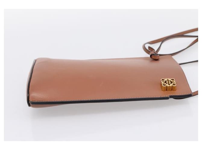 Loewe Dice Pocket Leather Marrone - vista 4