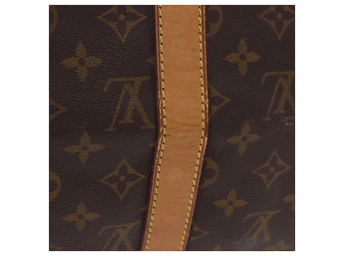 LOUIS VUITTON Monogram Keepall 50 Boston Bag M41426 LV Auth 196098A Monogramma - vista 3