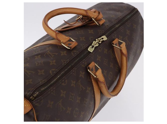 LOUIS VUITTON Monogram Keepall 50 Boston Bag M41426 LV Auth 196098A Monogramma - vista 7