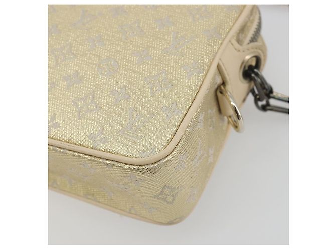 LOUIS VUITTON Monogram Shine McKenna Shoulder Bag Gold M92363 LV Auth 195998V D'oro - vista 16