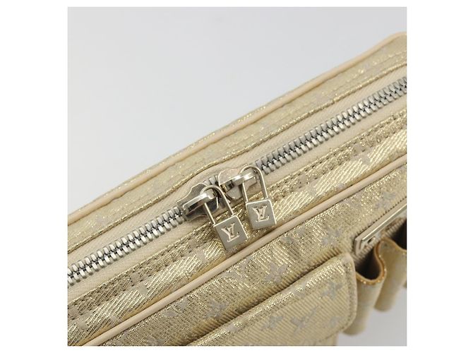 LOUIS VUITTON Monogram Shine McKenna Shoulder Bag Gold M92363 LV Auth 195998V D'oro - vista 19