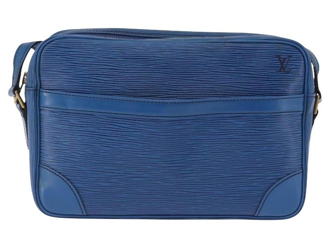 LOUIS VUITTON Epi Trocadero 27 Shoulder Bag Blue M52315 LV Auth 196274A - vista 13