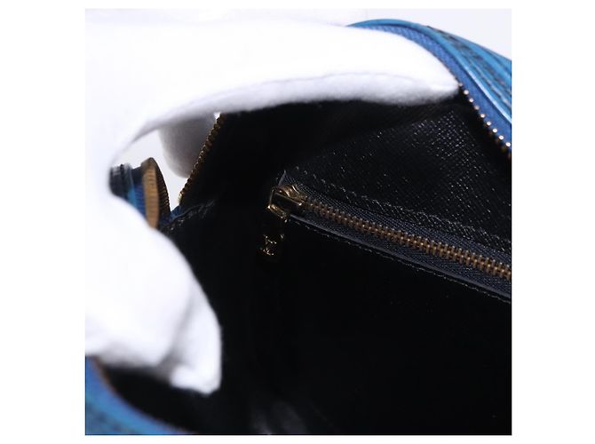 LOUIS VUITTON Epi Trocadero 27 Shoulder Bag Blue M52315 LV Auth 196274A - vista 22