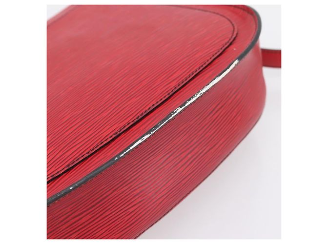 Borsa a tracolla LOUIS VUITTON Epi Saint Cloud GM Rossa M52197 LV Auth BA15197 Rosso - vista 9
