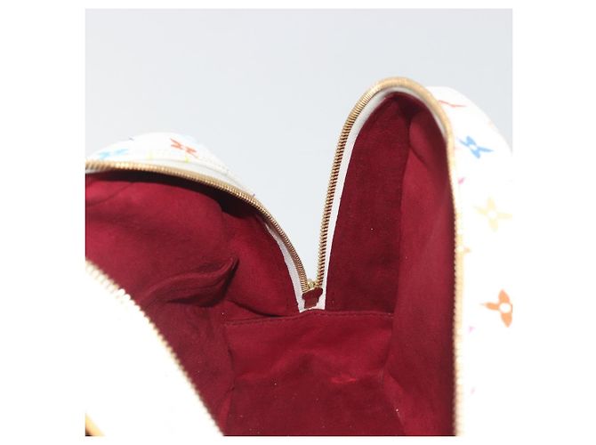 LOUIS VUITTON Monogram Multicolor Trouville Hand Bag White M92663 Auth BA14885V Bianco - vista 19