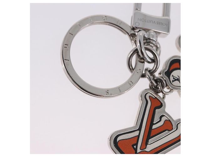 LOUIS VUITTON Portachiavi metal Silver MP3453 LV Auth BA15235V Argento - vista 6
