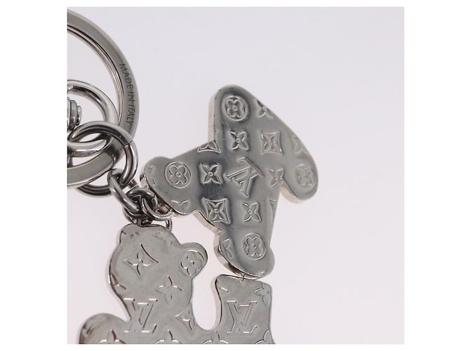 LOUIS VUITTON Portachiavi metal Silver MP3453 LV Auth BA15235V Argento - vista 9