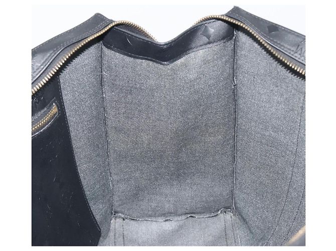 MCM Vicetos Tote Bag PVC Leder Schwarz Goldfarben Auth BA14872 - Ansicht 19
