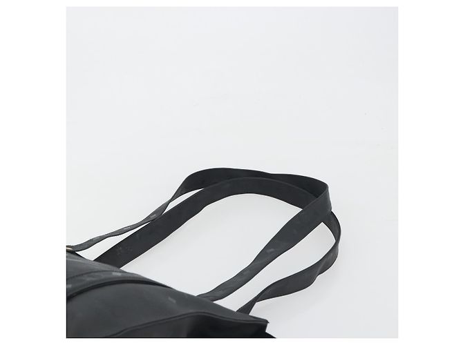 MCM Vicetos Tote Bag PVC Leder Schwarz Goldfarben Auth BA14872 - Ansicht 8